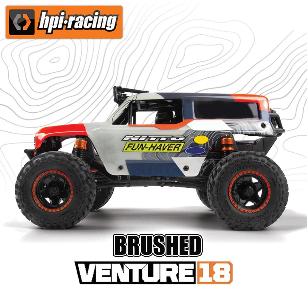 

HPI Racing Venture18 U4 Brushless & Brushed 4WD RC Crawler 1/18 Electric Remote Control Model Off-Road Adult Children s Toys
