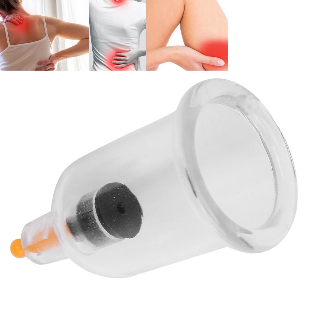 Transparente B6 Vakuumsaug-Schröpfgläser Körper Schmerzlinderung Akupunktur Massage Schröpfzubehör