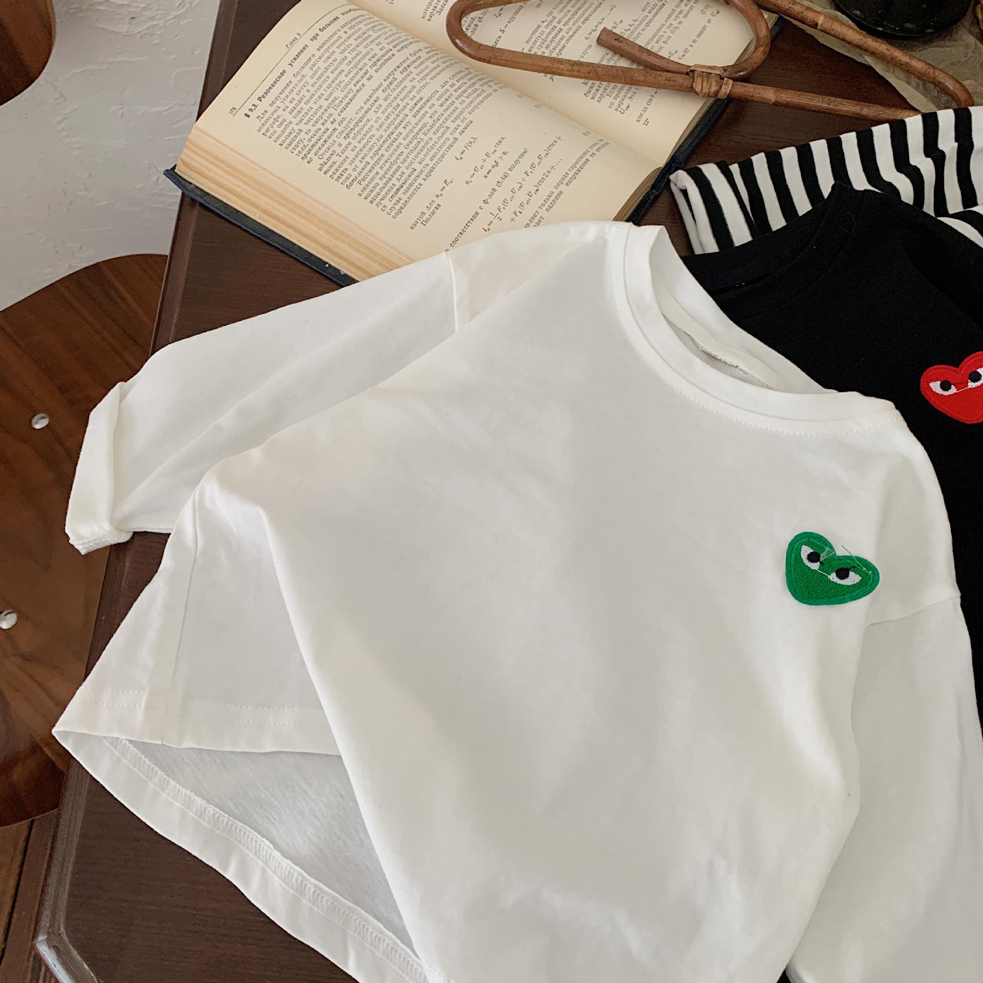 

Детская футболка с длинным рукавом с мультяшным принтом - Весенняя коллекция 2025, Дизайн в стиле колор-блок для мальчиков и девочек 120 cm