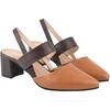 Shoetopia Solid Pointed Toe Tan Pumps For Women & Girls /Eu38