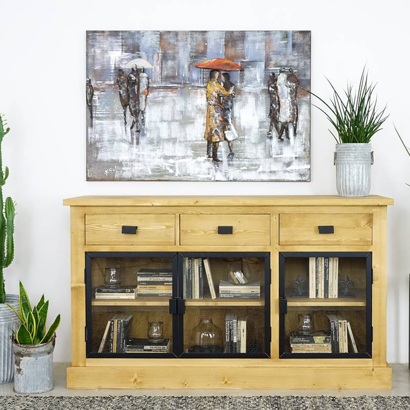 3D Metal Picture LOFT RAIN 3 120x70