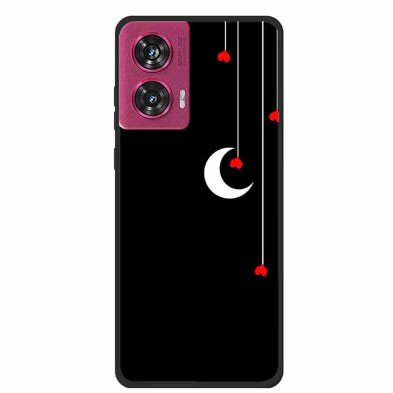 MOTO EDGE 50 Fusion Simple Letter TPU Soft Case: Personalized Color Design