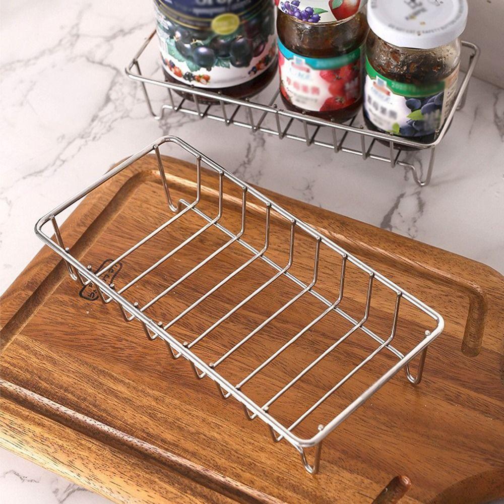 Waterproof Kitchen Organizer Shelf Space Saving Soap Dish Holder  Kitchen Utensils