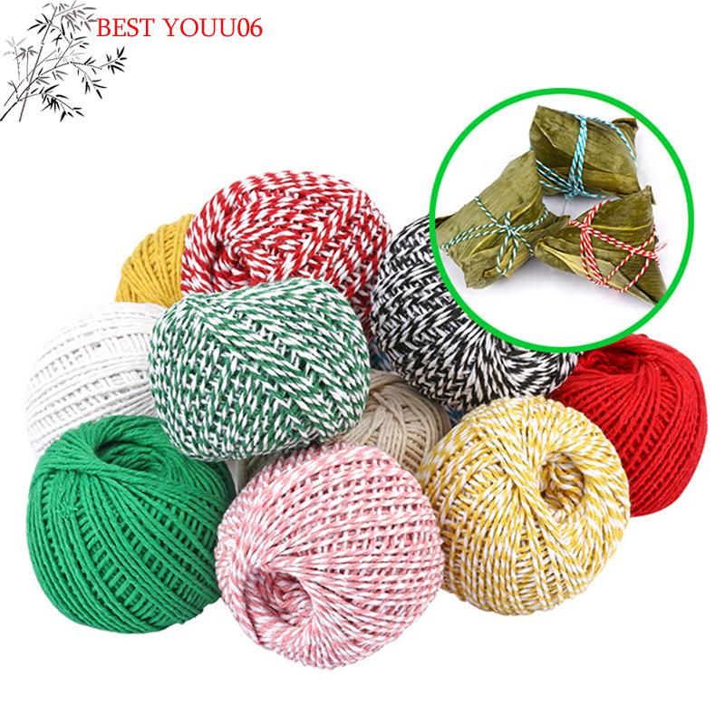 (YOUU06)1Roll 70M Cooking Tools Butcher's Cotton Twine Meat Prep Trussing Turkey Barbecue Strings Meat Sausage Tie Rope Cord