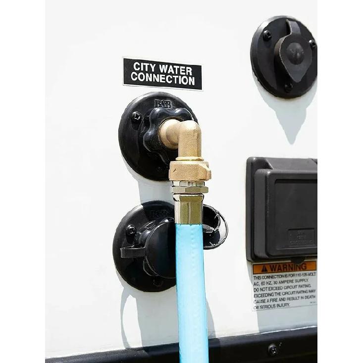 

1pcs Water Hose 90 Degree Angle Elbow RV Camco Trailer Brass Elbow Pipe Fitting Connector Coupler Travel Camper Part Accessories