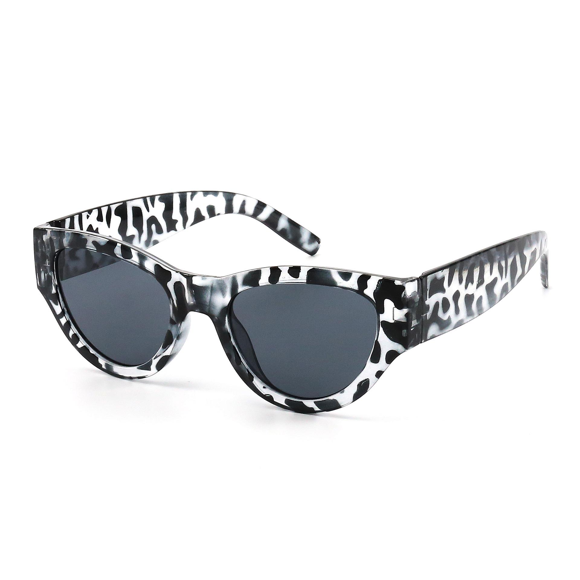 European Retro Oval Cat Eye Leopard Sunglasses – High-End UV Sun Protection, Street Style