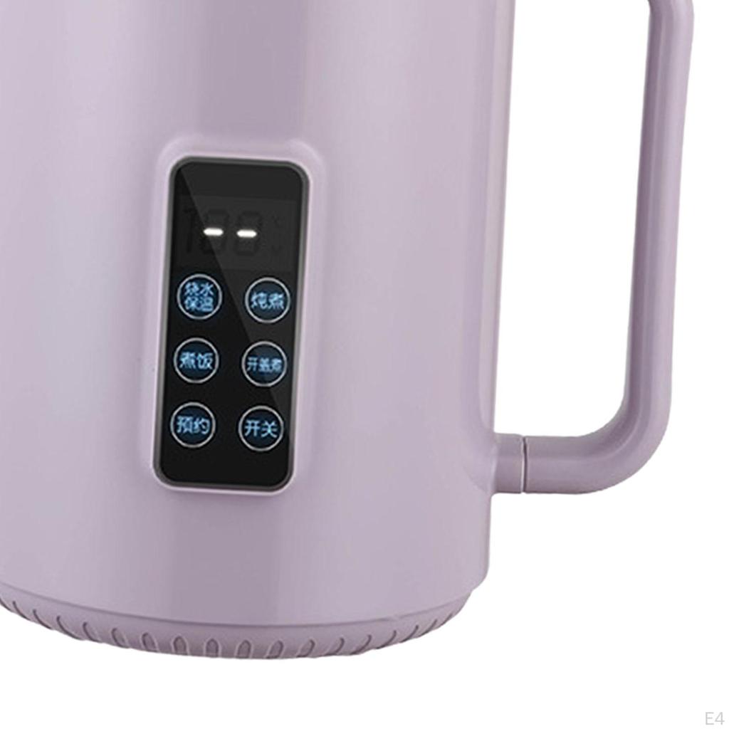 Compact Electric Cooker with Nonstick Pot for Home Use