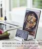 Yamazaki Tablet Stand, White, Approx. W10 x D13 x H1.8cm, Tower Smartphone Stand, Charging Stand, 5274