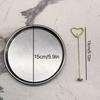 Heart Shape Magnetic Mosquito Coil Holder with Tray Heat-Resistant Gnat Coil Stand Anti-Tip Anti-Scald Incense Clip Living Rooms