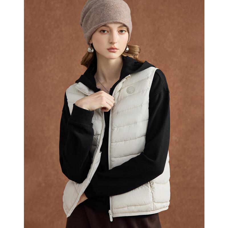 Wudao Minimalist Padded Stand-Collar Sleeveless Vest