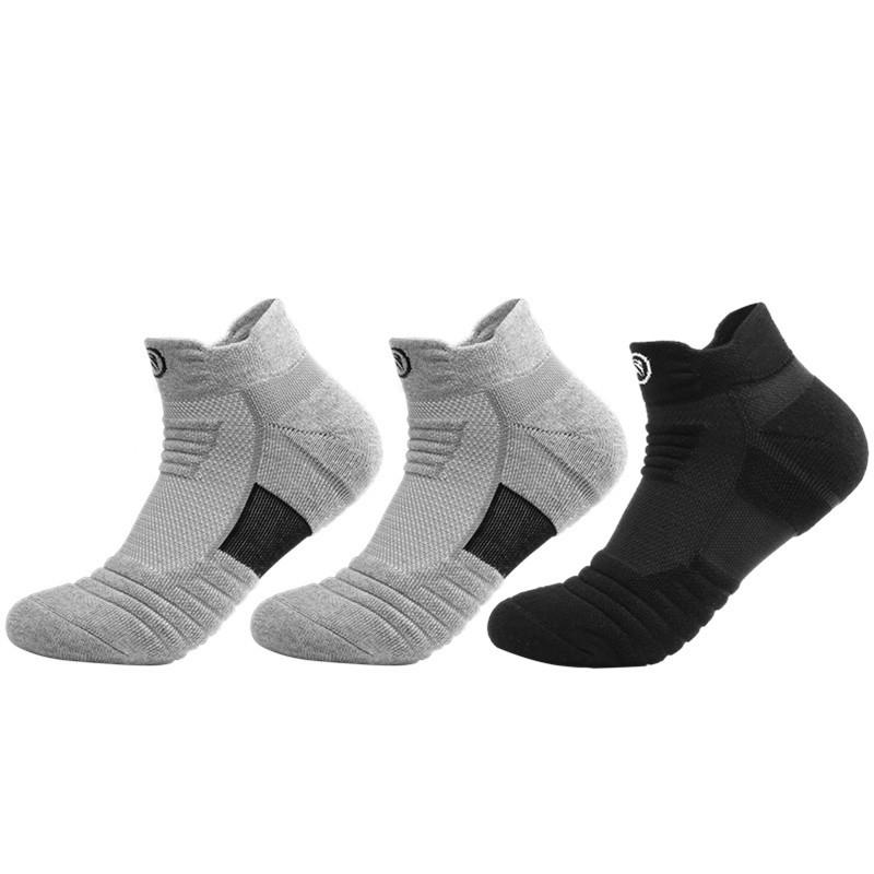 3 Pairs Sports Socks For Man High Quality Comfortable Breathable Basketball Short Socks Casual Fashion Low-cut Ankle Socks