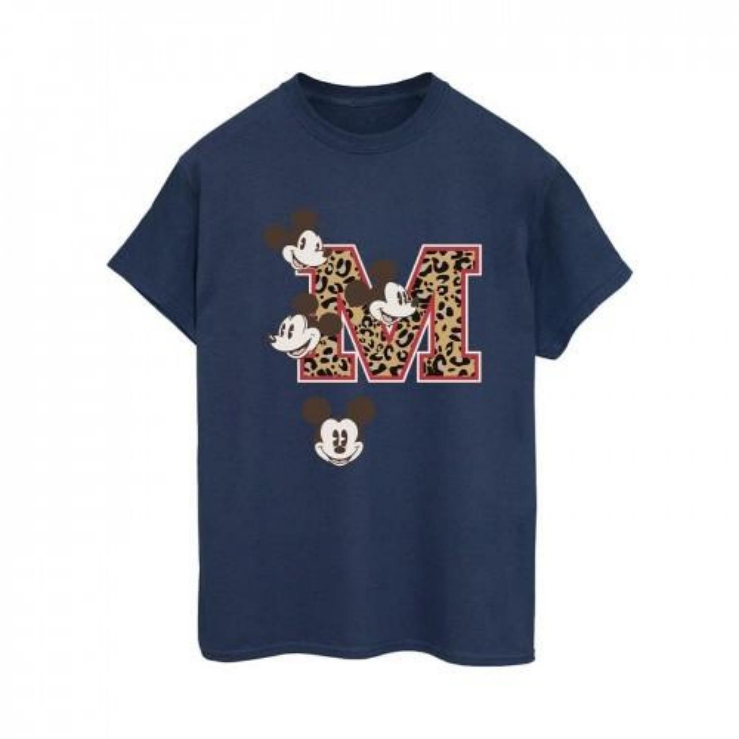 

Mickey mouse Womens_Ladies M Faces Cotton Boyfriend T-Shirt S чёрный
