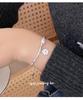 S925 Sterling Silver Korean Bamboo Pearl Heart Bracelet - Women's Niche Cold Style Trendy Jewelry