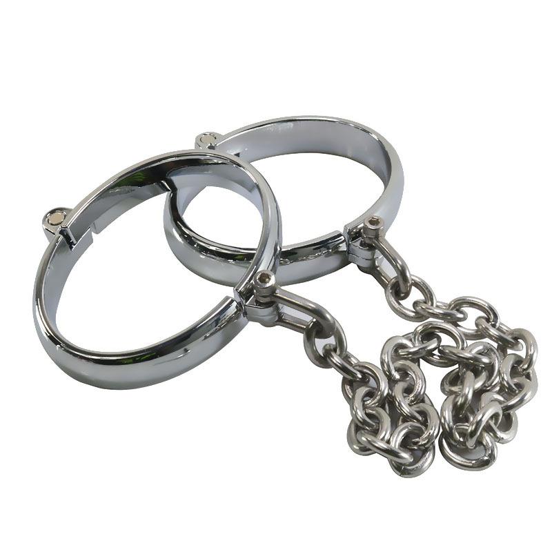 Metal Sexy Ankle Ring Men's and Women's Sex Toys Game Props Slave Training with 3.5mm Wire Diameter Stainless Steel Chain