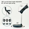 Portable Standing Fan with Remote Controller Foldable Desk Fan 10 inch fan blade Rechargeable  Powered Pedestal Fan for Camping