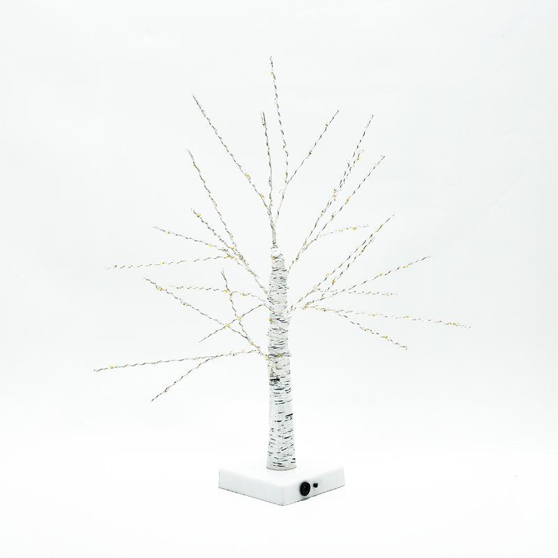 LED Copper Wire Tree Lights - Illuminated Birch Atmosphere for Christmas Home Decor