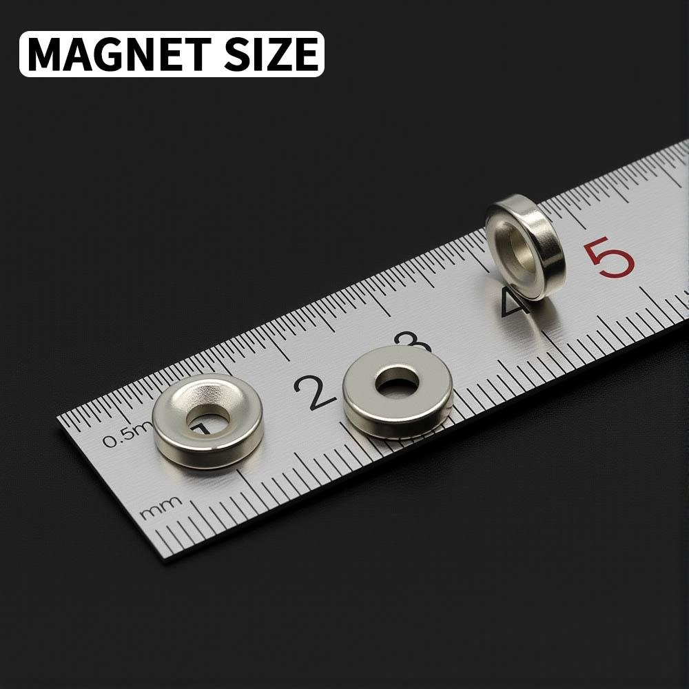 10x3-3mm Powerful with holes Neodymium Magnet N35 NdfeB Permanent Magnetic imanes Round Super Strong Fridge Magnets DIY