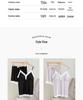Girls' V-Neck Lace Pajama Set with Built-In Bra - Short Sleeve Camisole Two-Piece
