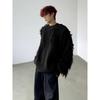 Maglione Lento Stile Coreano Autunno e Inverno Moda Scollo Tondo Manica Lunga Top Casual