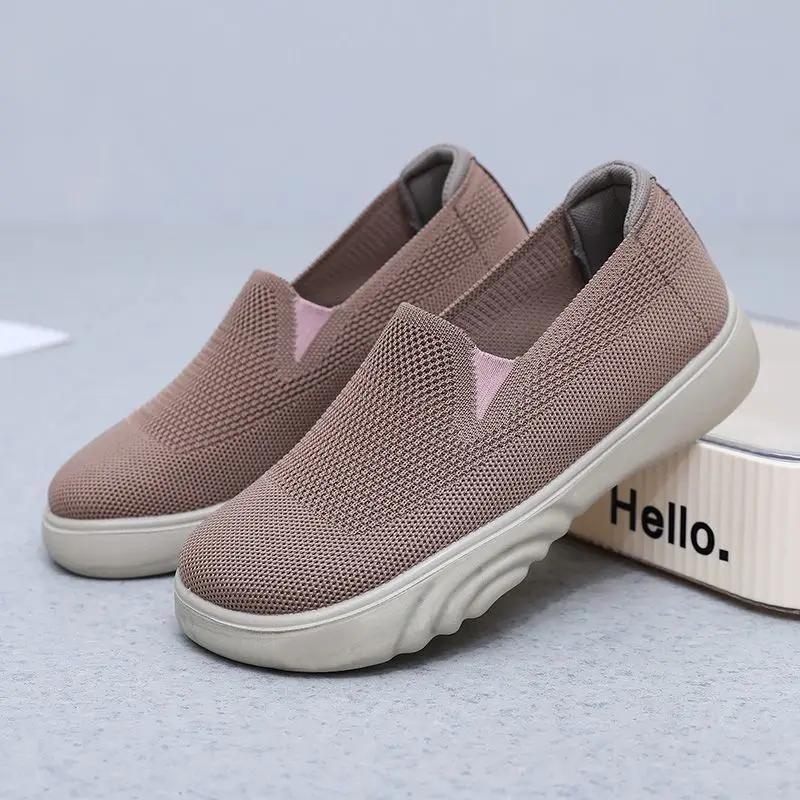 Fashion New Arrival 2025 Soft Slip On Women's Shoes Designer Luxury Original Daily Routine Comfortable and Elegant Cheap Ladies Footwear