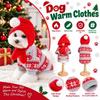Pet Clothing Dog Christmas Sweater Thick-Warmed Knitted Pullover  for Small Medium Dog