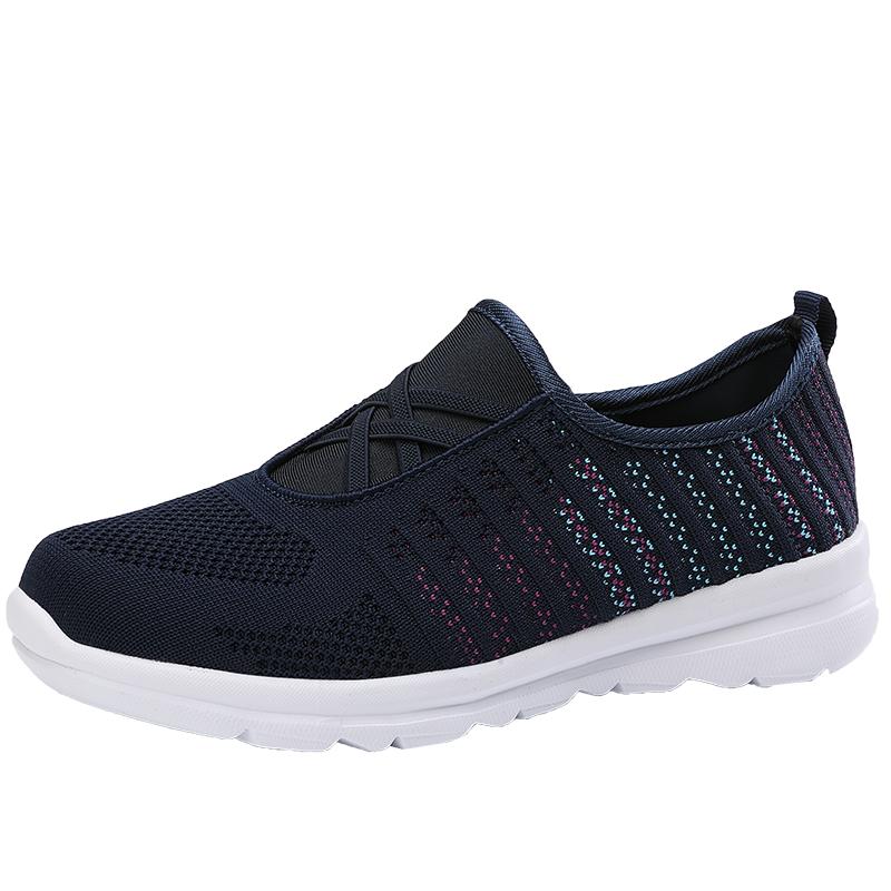 2025 Summer New Women Sneakers Mesh Breathable Non Slip Casual Lace Up Sneakers Women's Outdoor Trendy Tennis Flat Shoes