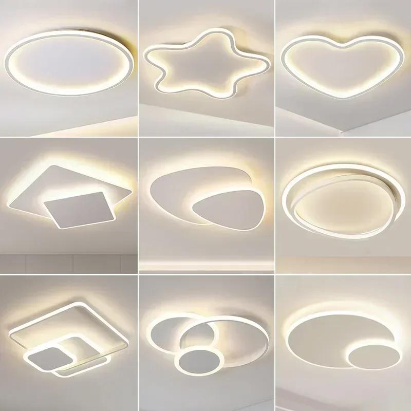 Modern Simple LED Ceiling Lamp For Living Room Bedroom Study Baby Room Kitchen Aisle Loft Chandelier Lighting Fixture Home Decor