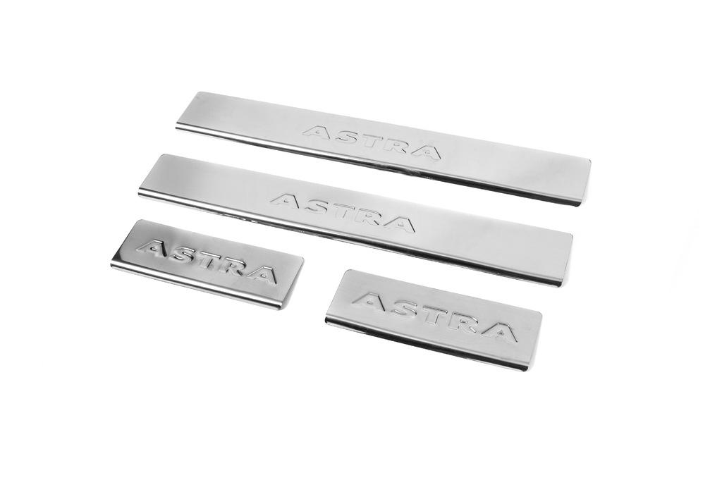 

Накладки на пороги Carmos V2 (4 шт, нерж) для Opel Astra J 2009-2015 гг