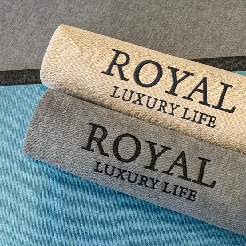 Luxury Sofa Cover Solid Chenille Embroidery Couch Armrest Back Towel Edge Anti-slip Slipcover Seat Cushion Corner Sofa Towel