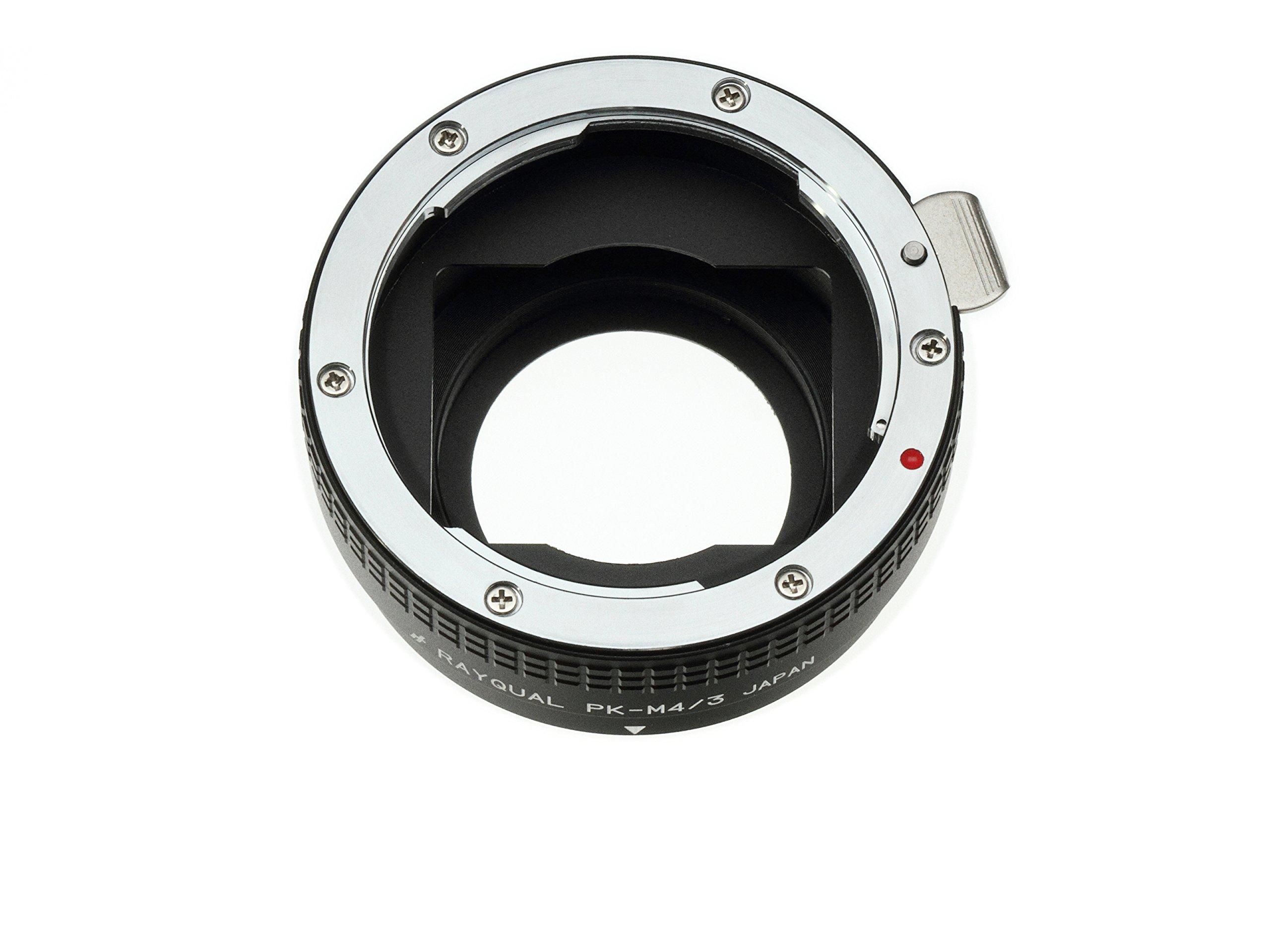 

Japanese Lens Mount Adapter Pentax K Lens to Micro Four Thirds Mount Body by Modern International (Rayqual)