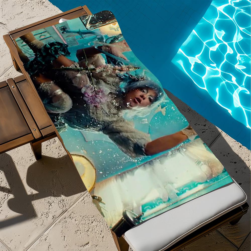 Sängerin M-Melanie M-Martinez Portals Handtuch Strand Schnelltrocknend Weich Poolhandtücher Geschenk für Reise Fitnessstudio Dusche Camping Sport