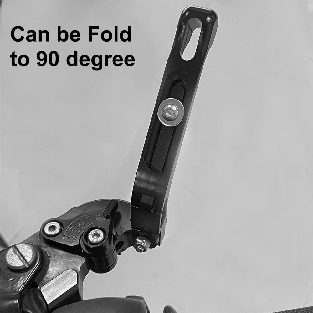 FOR GROM MSX 125 MSX125 2014-2022 Motorcycle Handlebar Grip Folding Expandable Adjustable Brake Clutch Lever MSX 125 Accessories (Ti Blue)