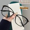 Ultra-light Large Frame Cat Eye Reading Glasses Anti-blue Light Trendy Fashionable Glasses 9206