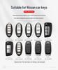 Nissan Key Case: Fits Dongfeng, Sylphy, Qashqai, Tiida, Kicks, Bluebird - Folding Car Protective Cover