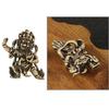 Mahakala Statue Antique Bronze Brasses Tibetan Small Hanging Ornament Sacred Protectors of Dharma Buddhism Sculpture Gift