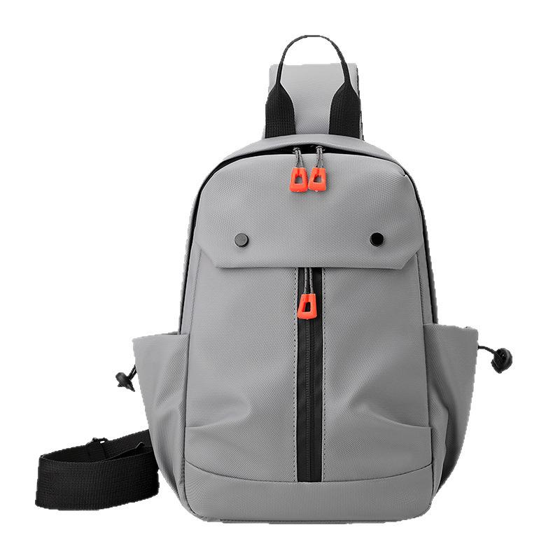 Men's Trendy Large-Capacity Lightweight Korean Style Multifunctional Crossbody Chest Bag