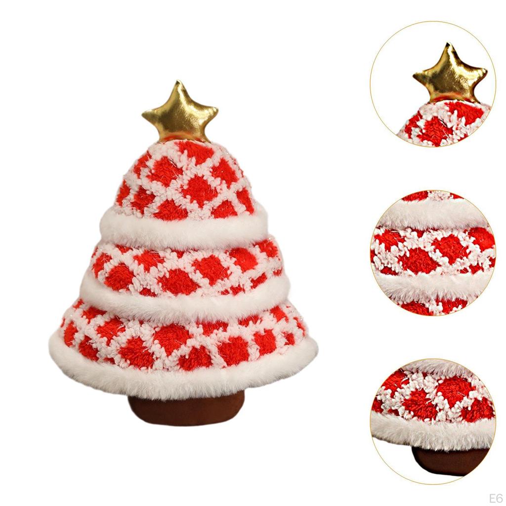 Christmas Tree Plush Toy Doll Soft Home Ornaments Cartoon Party Favor for Apartment