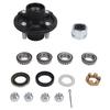 2000 Lbs 4 On 4in Trailer Hub Kit Stable High Load Bearing Trailer Idler Hub Kit for 2000lbs 1in 1‑1 16in Trailer