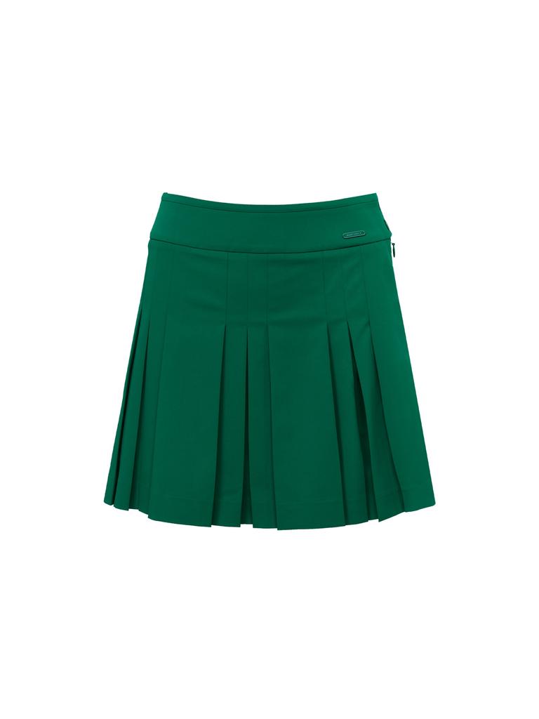 WIDEANGLE Co Artwork Point Basic Pleats L_Green