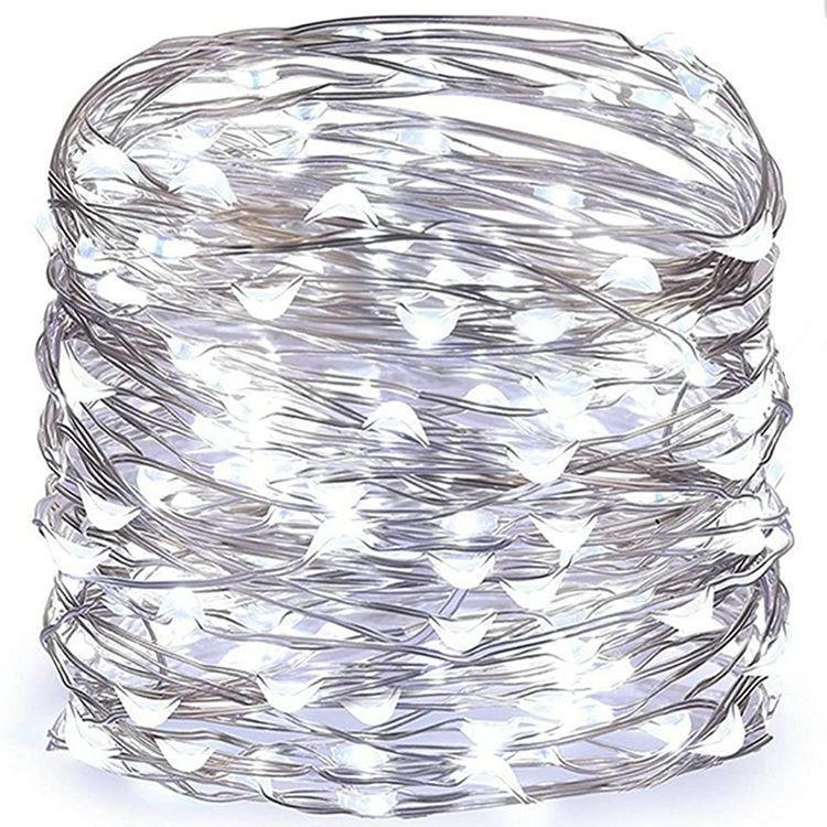 

Solar Copper Wire Fairy Lights - Waterproof Outdoor Decor for Weddings, Parties & Holidays 7m 50 LEDs, 8 Modes