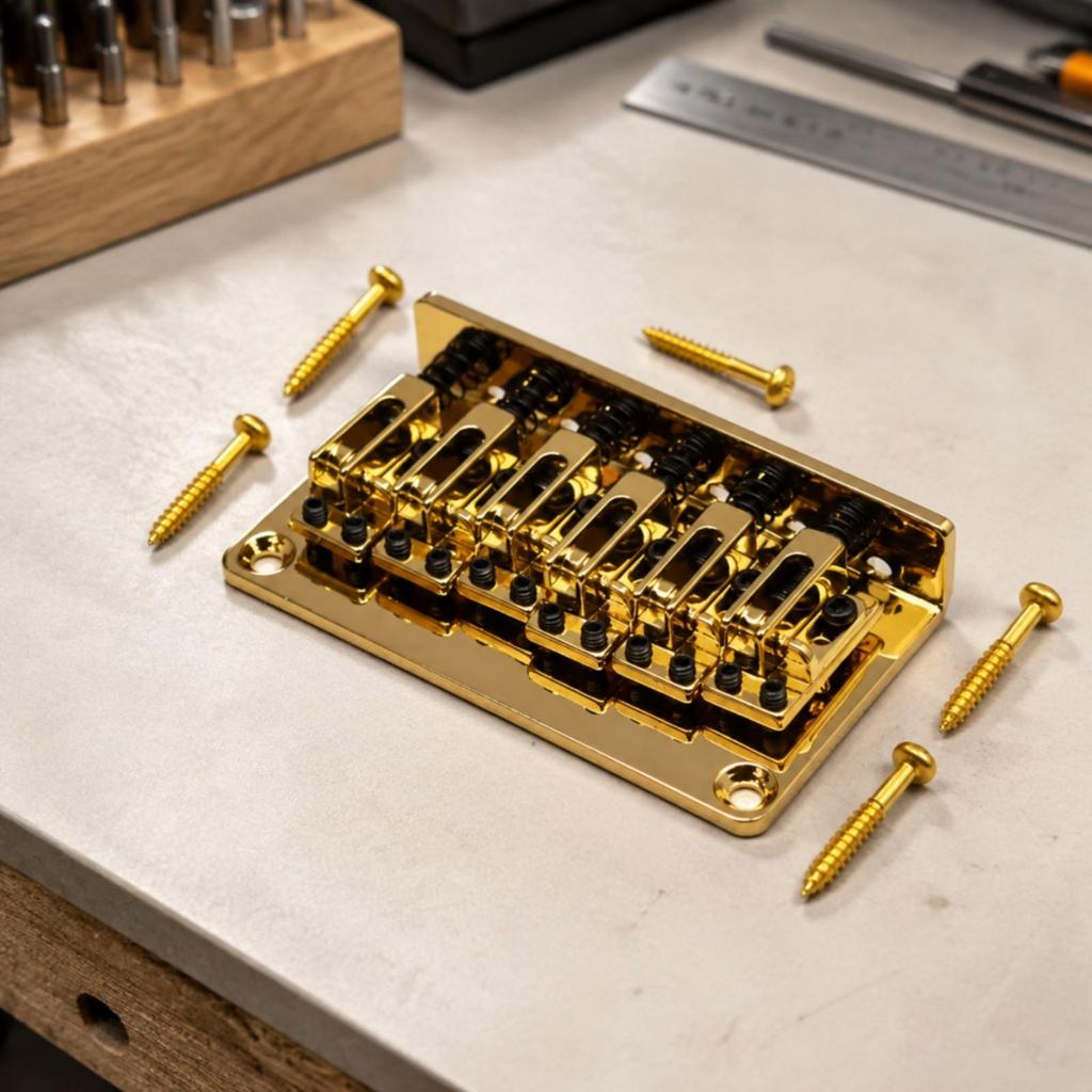 Guitar Hardware Metal Fixed Electric Bridge