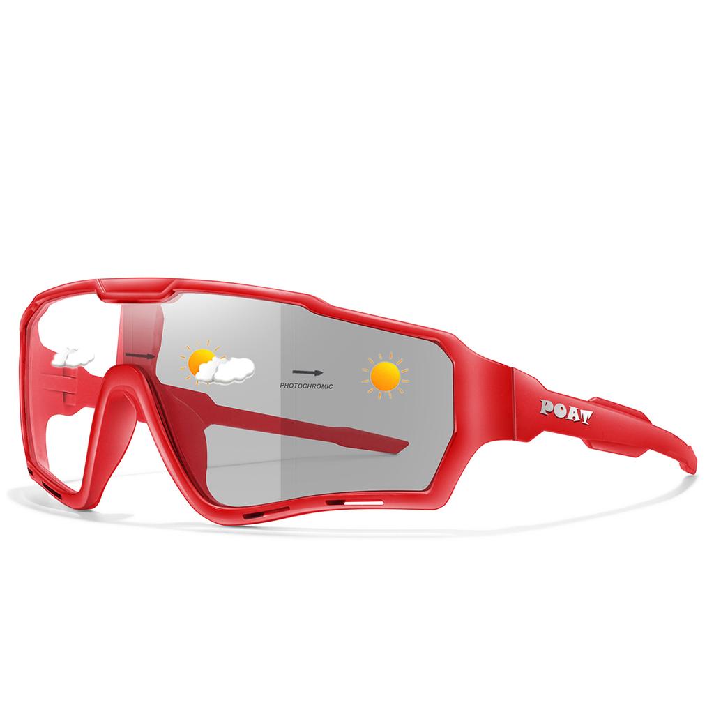 Poat Brand Strong Light Photochromic Sunglasses New Style Sports Men Women Mtb Bike Bicycle Eyewear Cycling Fishing Running
