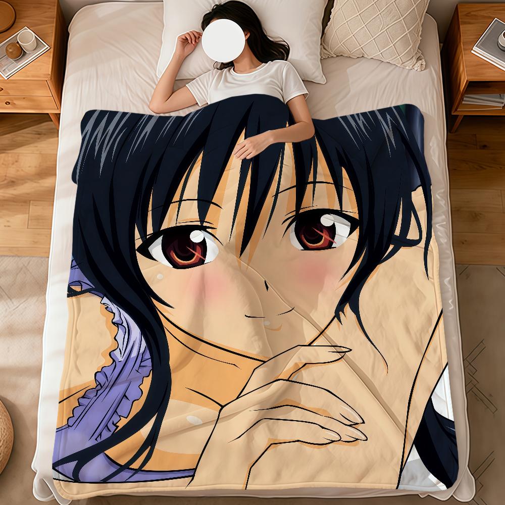 anime cute girl Momo Velia d-Deviluke to love ru soft warm plush blanket dormitory sofa living room hogar bedroom gift nap home