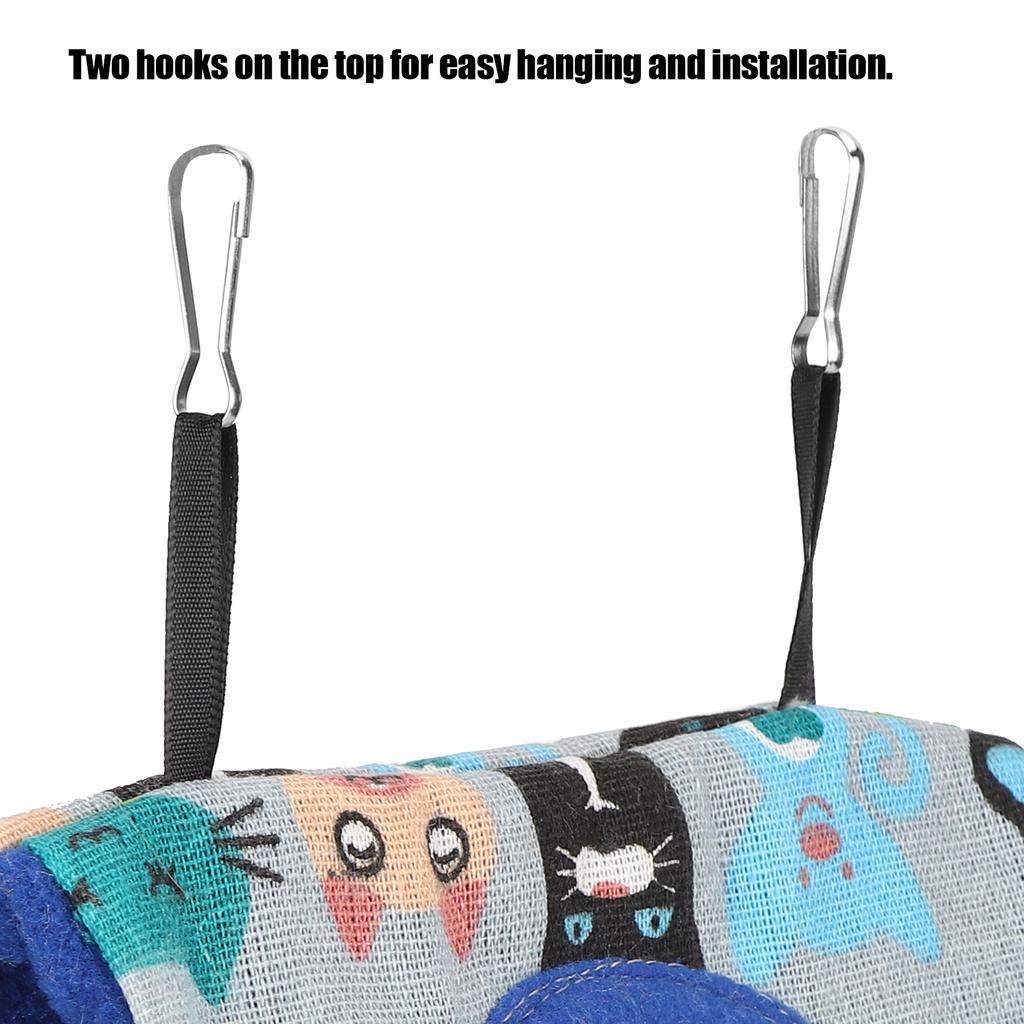 Warm Bird   House Plush   Hanging Hammock Sping Bed for Hamster   Parakeet
