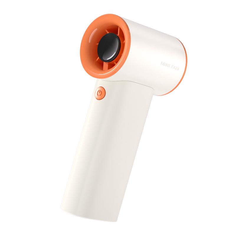 High-Speed Turbo Mini Handheld Fan with USB Charging and 100-Speed Settings