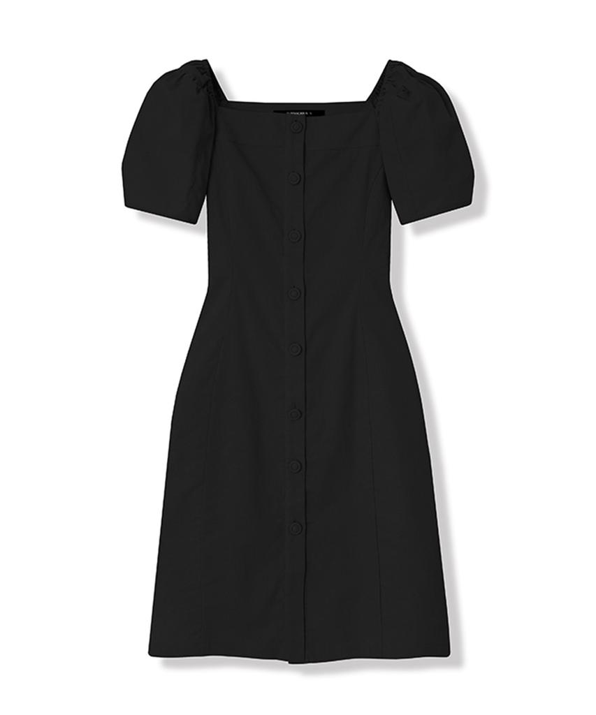 VIVACIOUS Pellier Square Neck Puff Sleeve Dress - 5Col