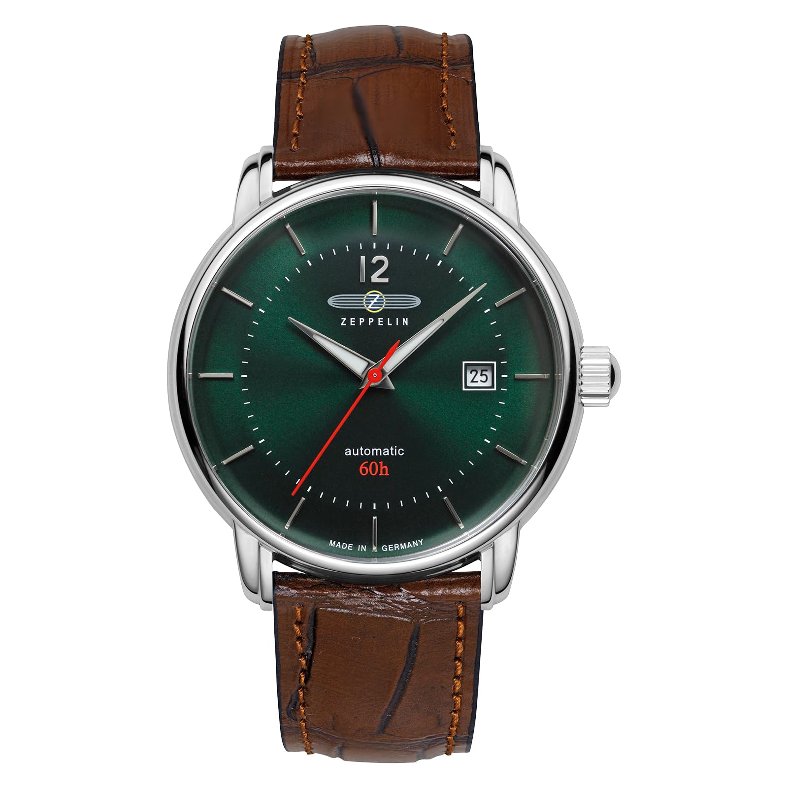 

Casual Watch LZ120 Bordency Brown [Zeppelin] 8160-4 Men s [Item] темно-зелений колір