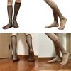 Mens Sheer Business Dress Socks Long Over the Calf Dress or Work Socks Nylon Dress Socks Knee Highs Dress Socks Gifts
