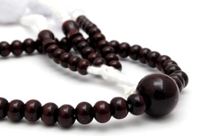 Tanaka Butsudan Store Soka Gakkai Wooden Prayer Beads Red Plum 10 Size Unisex SGI