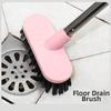 Multifunctional Floor Scrub Brush Long Handle Hard Bristle Brush Tile Gap Brush  Household Cleaning